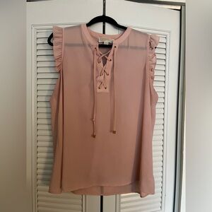 Pink Sheer Michael Kors top